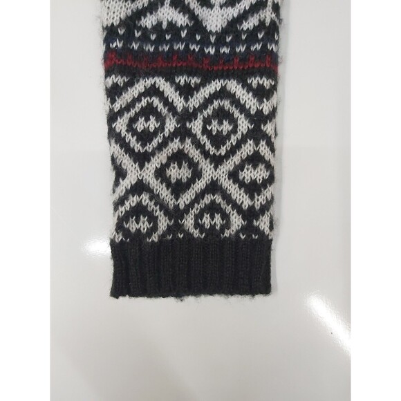 C Women's  Black And White Mid Length Sweater Dress Size Medium - Picture 5 of 9